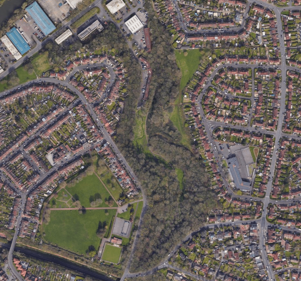 Satellite view of St Anne's Woods