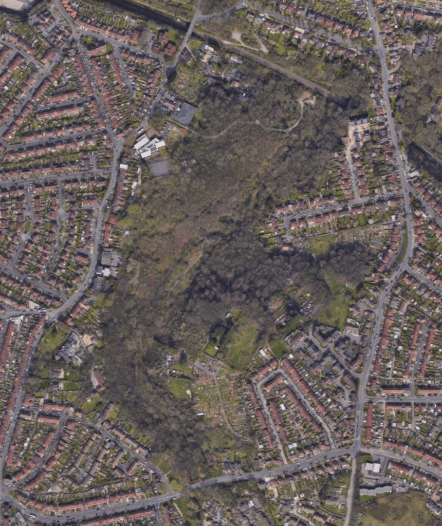 Satellite view of Nightingale Valley